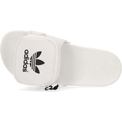 Adidas Ciabatte Donna Pouchylette Cloud White/cloud White/core Black Adidas Ciabatte Donna Pouchylette Cloud White/cloud White/core Black