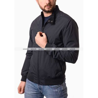 Giubbotto Barbour uomo blu scuro Royston Harrington Giubbotto Barbour uomo blu scuro Royston Harrington