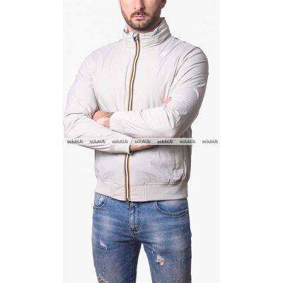 Giubbotto Kway uomo beige chiaro Amaury stretch nylon jersey Giubbotto Kway uomo beige chiaro Amaury stretch nylon jersey