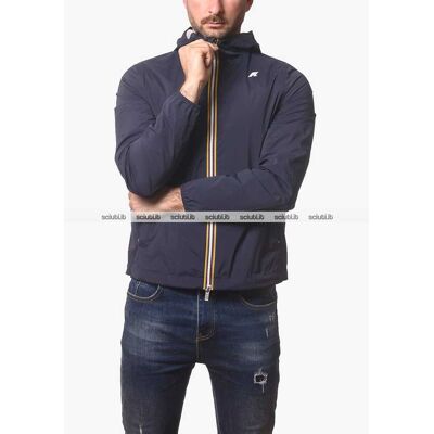 Giubbotto Kway uomo blu scuro Jack stretch nylon jersey Giubbotto Kway uomo blu scuro Jack stretch nylon jersey