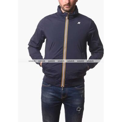 Giubbotto Kway uomo blu scuro Amaury stretch nylon jersey Giubbotto Kway uomo blu scuro Amaury stretch nylon jersey