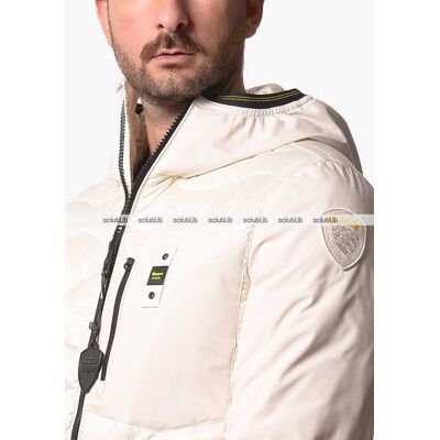 Piumino Blauer uomo bianco panna bitessuto Albert Piumino Blauer uomo bianco panna bitessuto Albert