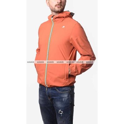 Giubbotto Kway uomo arancione Jack stretch dot Giubbotto Kway uomo arancione Jack stretch dot