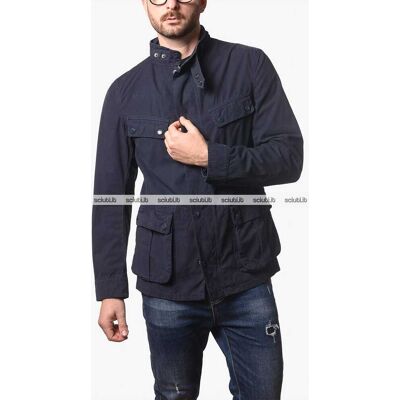 Giacca Barbour International uomo blu scuro casual Duke Giacca Barbour International uomo blu scuro casual Duke