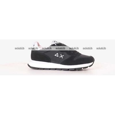 Scarpe SUN68 donna nere Ally solid in suede e nylon Scarpe SUN68 donna nere Ally solid in suede e nylon
