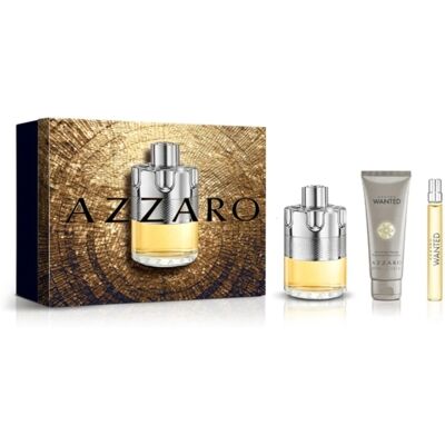 Cofanetto Azzaro Wanted Eau De Toilette 100 Ml + Shampoo Doccia 75 Ml + Eau De Toilette Travel Size 10 Ml Cofanetto Azzaro Wanted Eau De Toilette 100 Ml + Shampoo Doccia 75 Ml + Eau De Toilette Travel Size 10 Ml