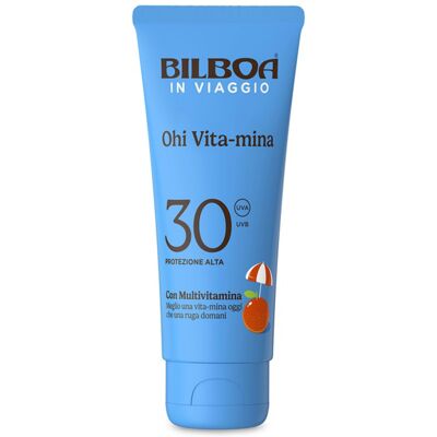 Bilboa In Viaggi Ohi Vita-mina Con Multivitamina Spf30 Protezione Alta 75 ml Bilboa In Viaggi Ohi Vita-mina Con Multivitamina Spf30 Protezione Alta 75 ml