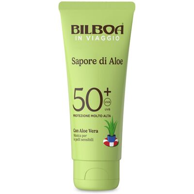 Bilboa In Viaggio Sapore Di Aloe Spf50+ Protezione Molto Alta Con Aloe Vera 75 ml Bilboa In Viaggio Sapore Di Aloe Spf50+ Protezione Molto Alta Con Aloe Vera 75 ml