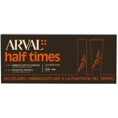 Arval Solaire Half Times Abbronzante Rapido SPF 8 5x10 ml + 5x10mlFissante Rapido Arval Solaire Half Times Abbronzante Rapido SPF 8 5x10 ml + 5x10mlFissante Rapido
