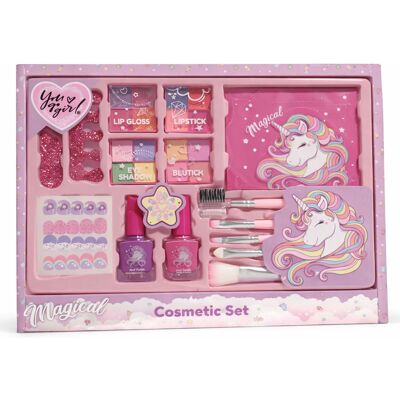 You go girl Set Trucco Per Bambini, Atossico, +5 Anni, 66 Pezzi You go girl Set Trucco Per Bambini, Atossico, +5 Anni, 66 Pezzi