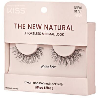 Kiss The New Natural - White Shirt Ciglia Finte Kiss The New Natural - White Shirt Ciglia Finte