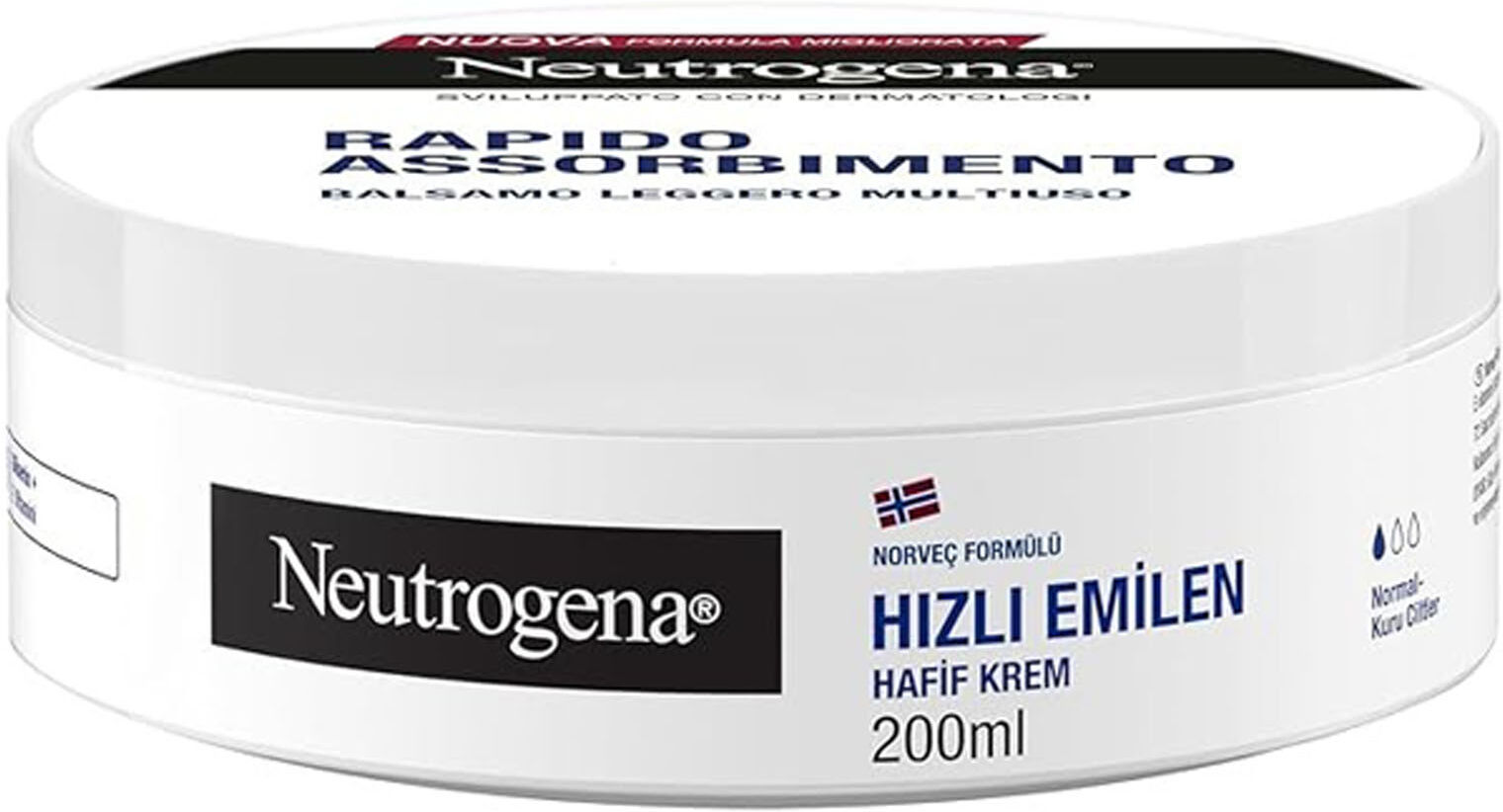 NEUTROGENA Balsamo CORPO 200ML VASO RAP ASS 1 NEUTROGENA Balsamo CORPO 200ML VASO RAP ASS