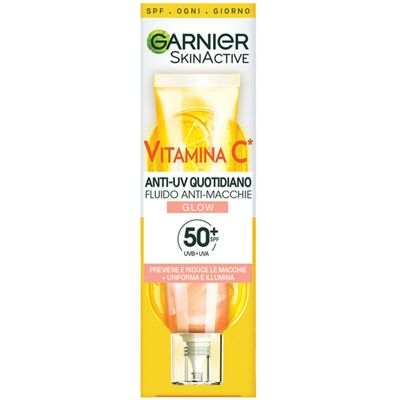 Garnier Crema Solare e Siero Vitamina C Glow SPF 25/50+ Garnier Crema Solare e Siero Vitamina C Glow SPF 25/50+