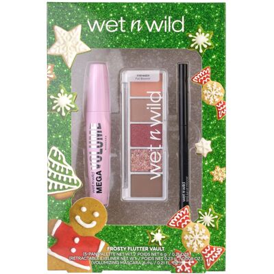 Wet n wild Set Regalo Frosty Flutter Con Eyeliner Nero Retrattile, Mascara Volumizzante E Palette Ombretti In 5 Tonalità Wet n wild Set Regalo Frosty Flutter Con Eyeliner Nero Retrattile, Mascara Volumizzante E Palette Ombretti In 5 Tonalità