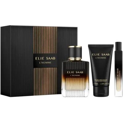 Elie saab Cofanetto L'homme Eau De Parfum Intense 100 Ml + Gel Doccia 75 Ml + Balsamo Dopobarba 75 Ml Elie saab Cofanetto L'homme Eau De Parfum Intense 100 Ml + Gel Doccia 75 Ml + Balsamo Dopobarba 75 Ml