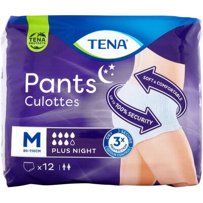 Tena Pants Culottes Plus Night 12 Pz M Tena Pants Culottes Plus Night 12 Pz M