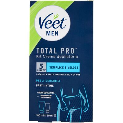 Kit Veet Men - Crema Depilatoria e Balsamo per Zone Intime - Cura Uomo Kit Veet Men - Crema Depilatoria e Balsamo per Zone Intime - Cura Uomo