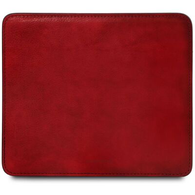Tuscany Leather Tappetino per mouse in pelle Rosso Tuscany Leather Tappetino per mouse in pelle Rosso