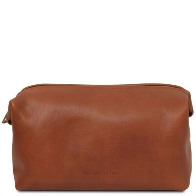 Tuscany Leather Beauty case in pelle Misura grande Naturale Tuscany Leather Beauty case in pelle Misura grande Naturale