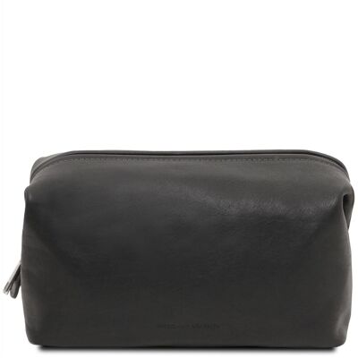 Tuscany Leather Beauty case in pelle Misura grande Nero Tuscany Leather Beauty case in pelle Misura grande Nero