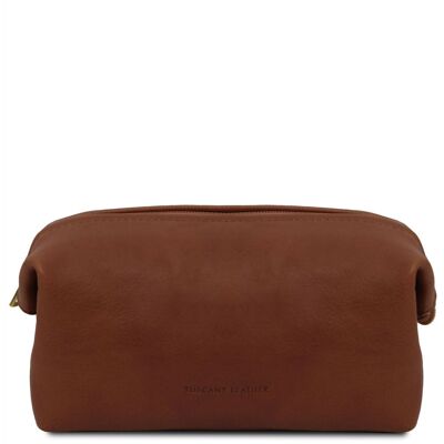 Tuscany Leather Beauty case in pelle Misura piccola Marrone Tuscany Leather Beauty case in pelle Misura piccola Marrone