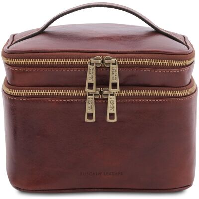 Tuscany Leather Beauty case in pelle Marrone Tuscany Leather Beauty case in pelle Marrone