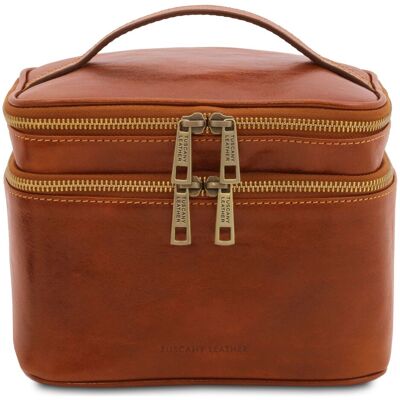 Tuscany Leather Beauty case in pelle Miele Tuscany Leather Beauty case in pelle Miele