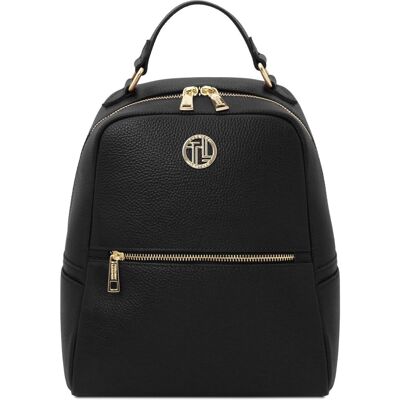 Tuscany Leather Zaino in pelle morbida Nero Tuscany Leather Zaino in pelle morbida Nero