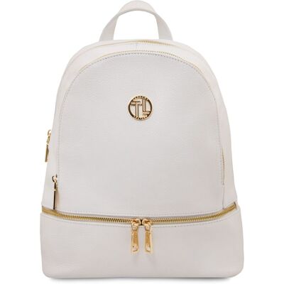 Tuscany Leather Zaino in pelle morbida Bianco Tuscany Leather Zaino in pelle morbida Bianco