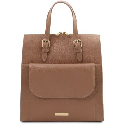 Tuscany Leather Zaino da Donna in Pelle Caramello Tuscany Leather Zaino da Donna in Pelle Caramello
