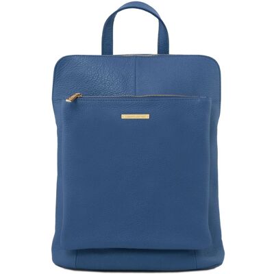 Tuscany Leather Zaino da donna in pelle morbida Denim Tuscany Leather Zaino da donna in pelle morbida Denim