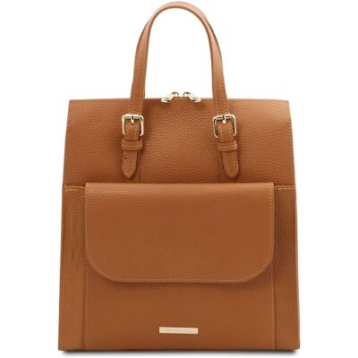 Tuscany Leather Zaino da Donna in Pelle Cognac Tuscany Leather Zaino da Donna in Pelle Cognac