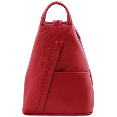 Tuscany Leather Zaino in pelle morbida Rosso Lipstick Tuscany Leather Zaino in pelle morbida Rosso Lipstick