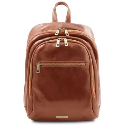 Tuscany Leather Zaino in pelle 2 scomparti Miele Tuscany Leather Zaino in pelle 2 scomparti Miele