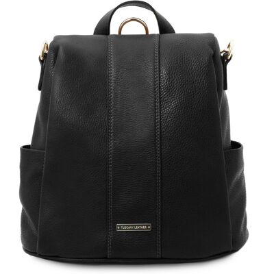 Tuscany Leather Zaino da donna in pelle morbida Nero Tuscany Leather Zaino da donna in pelle morbida Nero