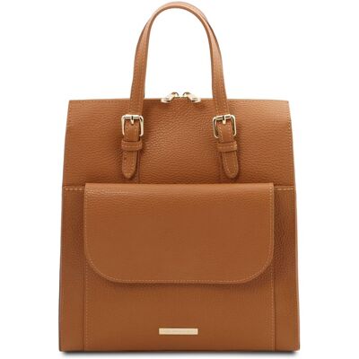 Tuscany Leather Zaino da Donna in Pelle Cognac Tuscany Leather Zaino da Donna in Pelle Cognac