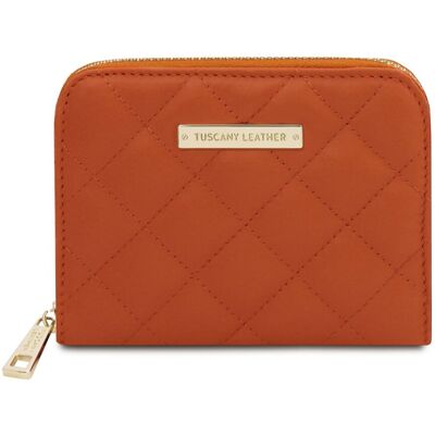 Tuscany Leather Esclusivo portafoglio in pelle morbida zip around Arancio Tuscany Leather Esclusivo portafoglio in pelle morbida zip around Arancio