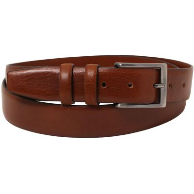 Tuscany Leather Cintura classica in pelle pieno fiore 35mm Marrone 105 cm Tuscany Leather Cintura classica in pelle pieno fiore 35mm Marrone 105 cm