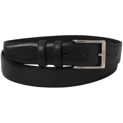 Tuscany Leather Cintura classica in pelle pieno fiore 35mm Nero 105 cm Tuscany Leather Cintura classica in pelle pieno fiore 35mm Nero 105 cm