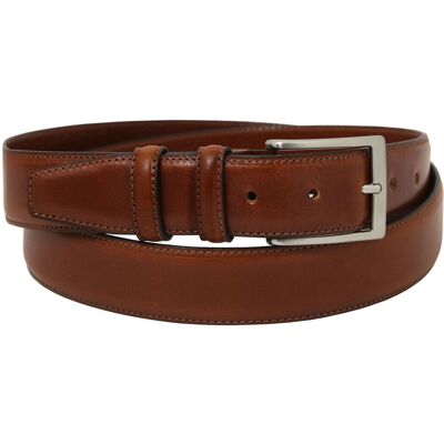 Tuscany Leather Cintura classica in pelle pieno fiore 35mm Marrone 105 cm Tuscany Leather Cintura classica in pelle pieno fiore 35mm Marrone 105 cm