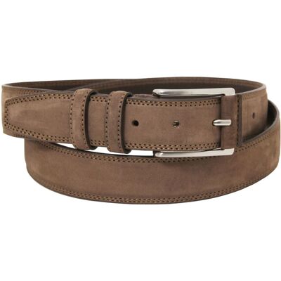Tuscany Leather Cintura elegante in nabuk 35mm Talpa 95 cm Tuscany Leather Cintura elegante in nabuk 35mm Talpa 95 cm