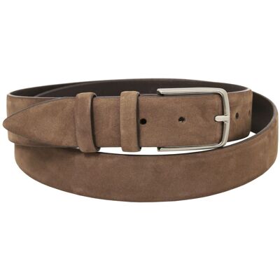 Tuscany Leather Cintura elegante in nabuk 35mm Talpa 95 cm Tuscany Leather Cintura elegante in nabuk 35mm Talpa 95 cm