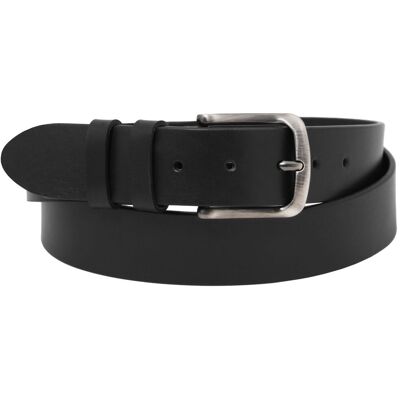 Tuscany Leather Cintura in pelle artigianale 40mm per jeans Nero 110 cm Tuscany Leather Cintura in pelle artigianale 40mm per jeans Nero 110 cm