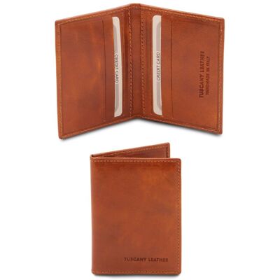 Tuscany Leather Esclusivo portacarte in pelle Miele Tuscany Leather Esclusivo portacarte in pelle Miele