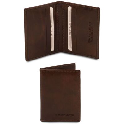 Tuscany Leather Esclusivo portacarte in pelle Testa di Moro Tuscany Leather Esclusivo portacarte in pelle Testa di Moro