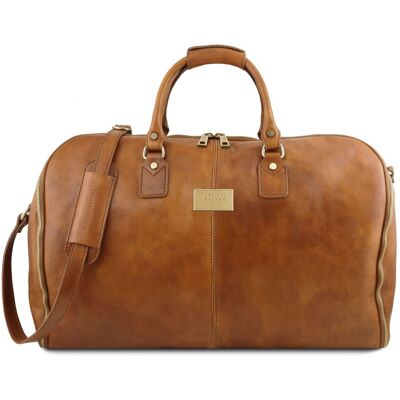 Tuscany Leather Borsone da viaggio/Porta abiti in pelle Naturale Tuscany Leather Borsone da viaggio/Porta abiti in pelle Naturale