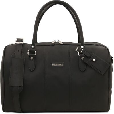 Tuscany Leather Borsone da viaggio in pelle Misura piccola Nero Tuscany Leather Borsone da viaggio in pelle Misura piccola Nero