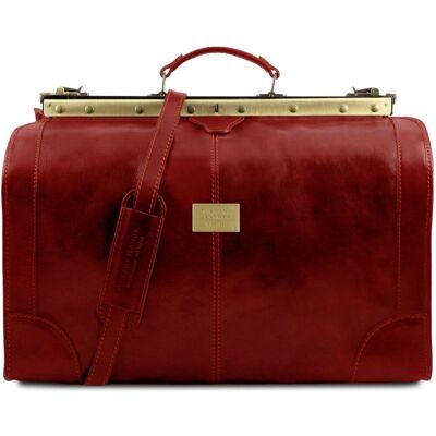 Tuscany Leather Borsa da viaggio in pelle Misura grande Rosso Tuscany Leather Borsa da viaggio in pelle Misura grande Rosso