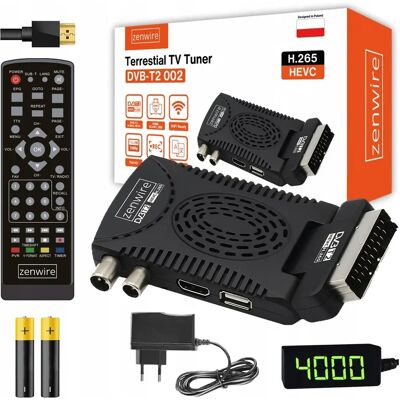 Zenwire Decoder Satellitare DVB-T2 HEVC H.265 WiFi, Stick TV Terrestre 002 Zenwire Decoder Satellitare DVB-T2 HEVC H.265 WiFi, Stick TV Terrestre 002