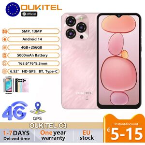 OUKITEL Smartphone C3 Robusto con Batteria da 5000mAh, Fino a 16GB di RAM + 256GB di ROM, Corpo Ultra-sottile da 9,3mm, Fotocamera Principale da 13MP, Schermo da 6,52 Pollici OUKITEL Smartphone C3 Robusto con Batteria da 5000mAh, Fino a 16GB di RAM + 256GB di ROM, Corpo Ultra-sottile da 9,3mm, Fotocamera Principale da 13MP, Schermo da 6,52 Pollici
